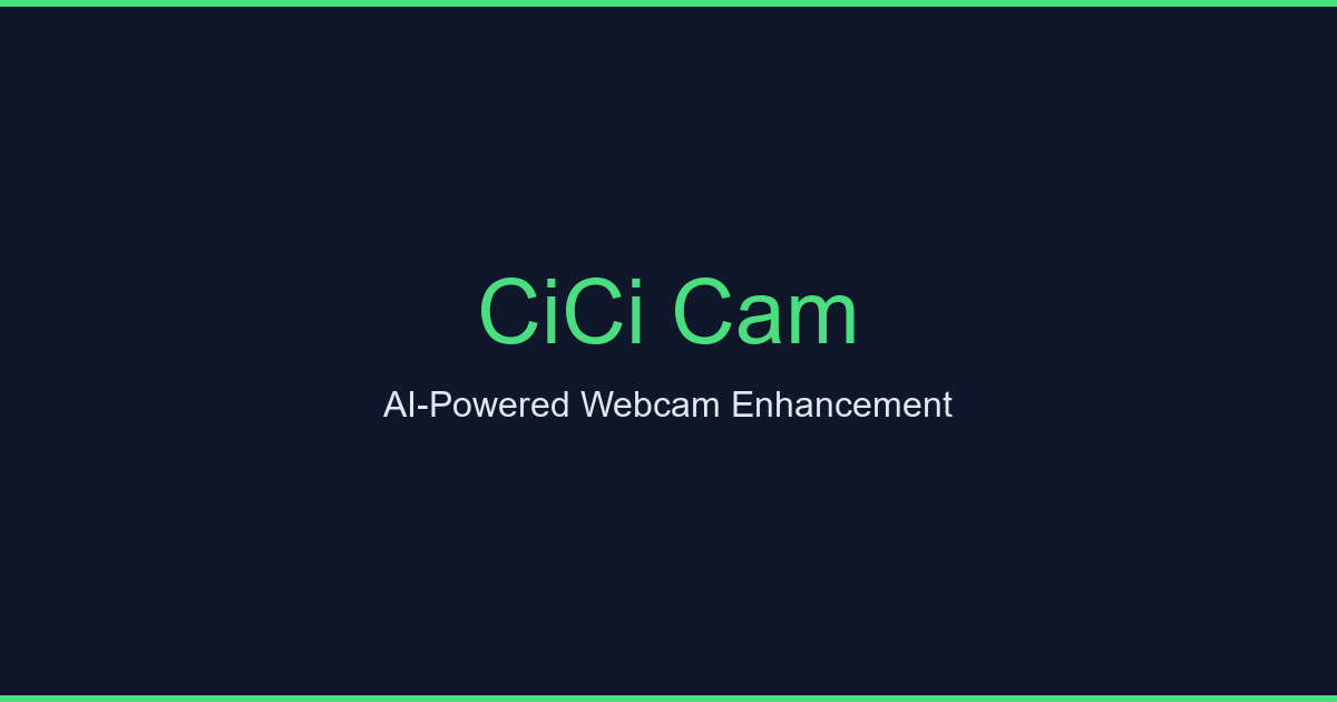 CiCi Cam live preview interface